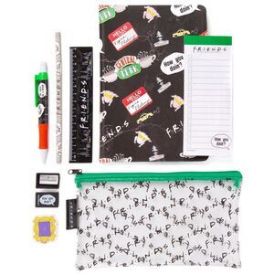 Friends Bumper Stationery Set (Pack of 8) / Black